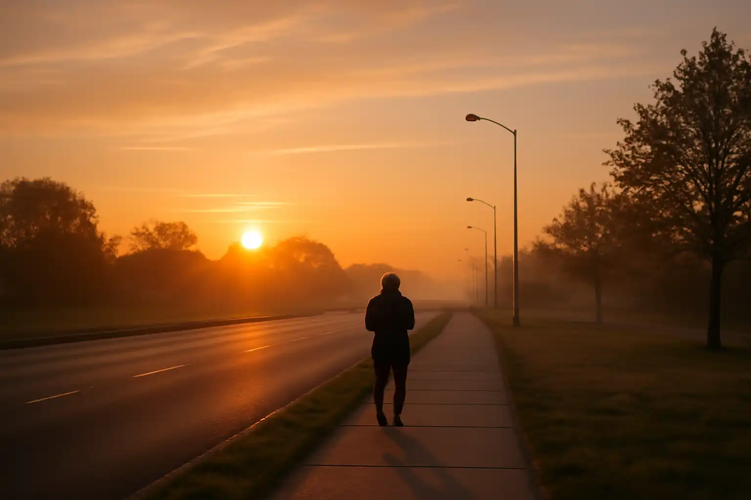 lever soleil routine matin