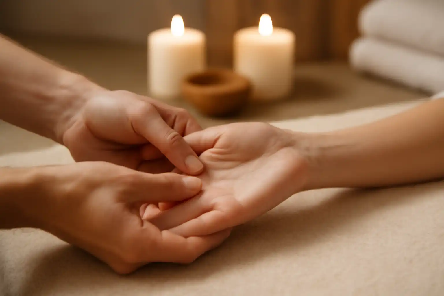 massage mains détente