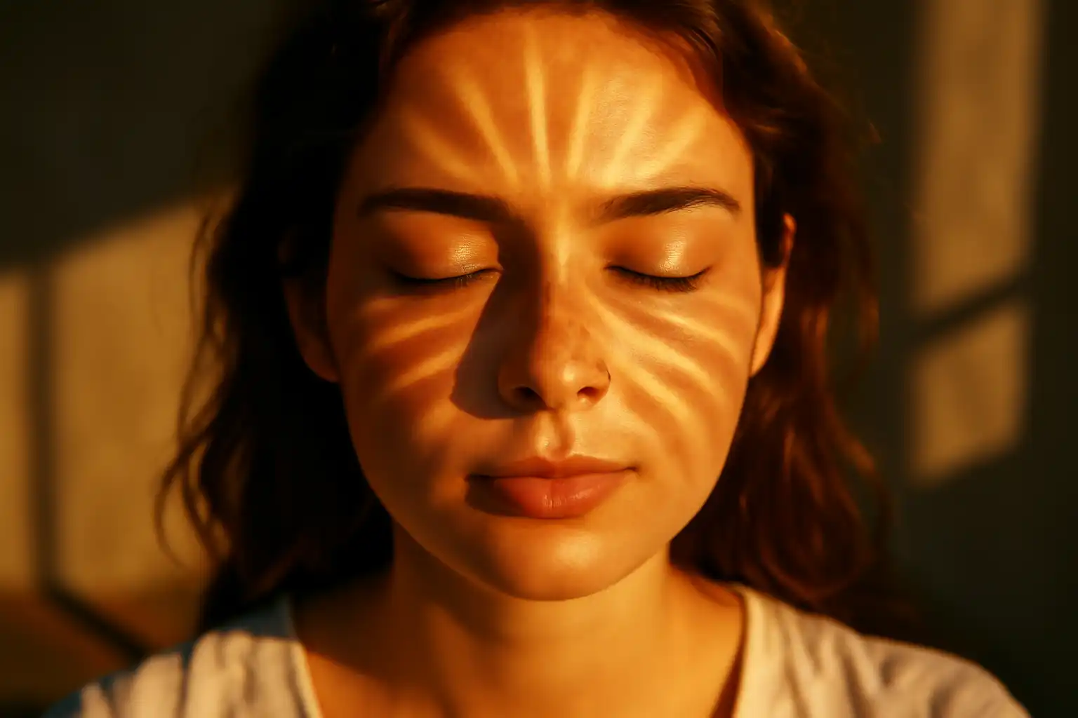 personne soleil visage