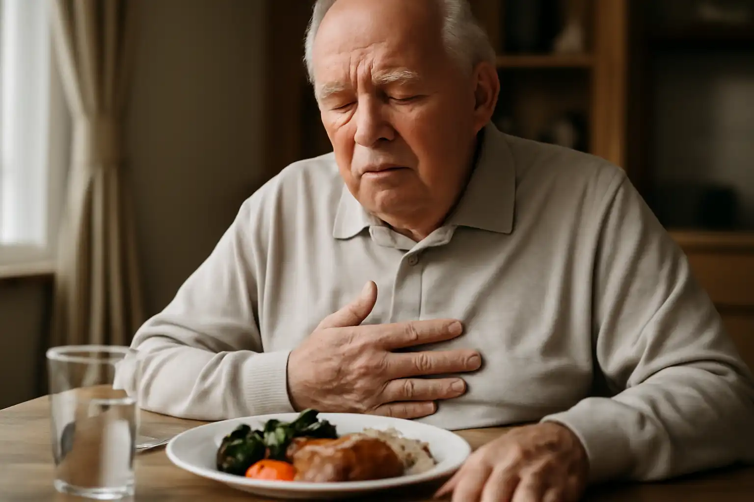 senior repas digestion