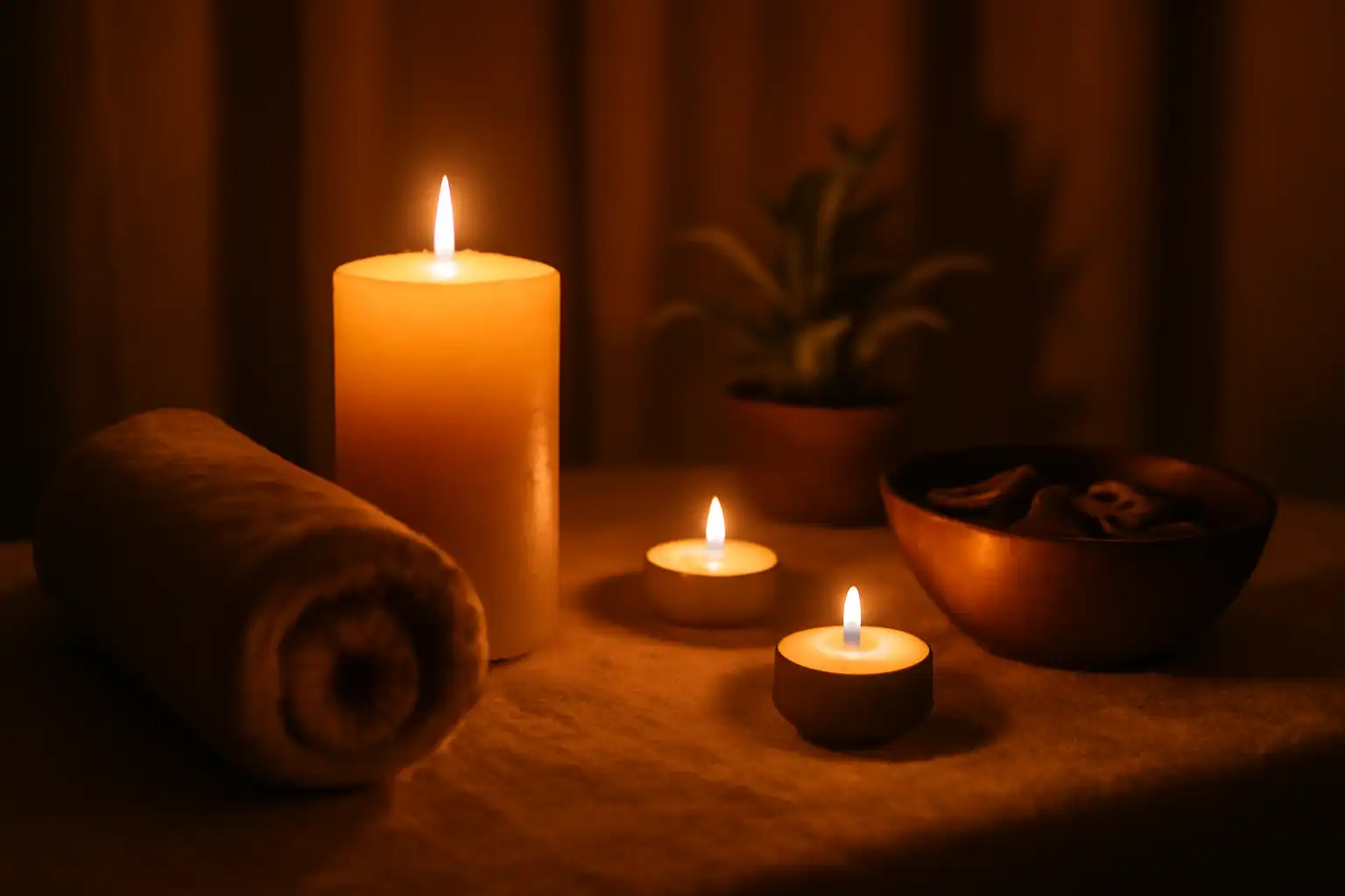 lumiere tamisee relaxation soir