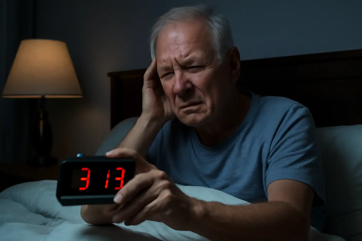 senior réveil nuit