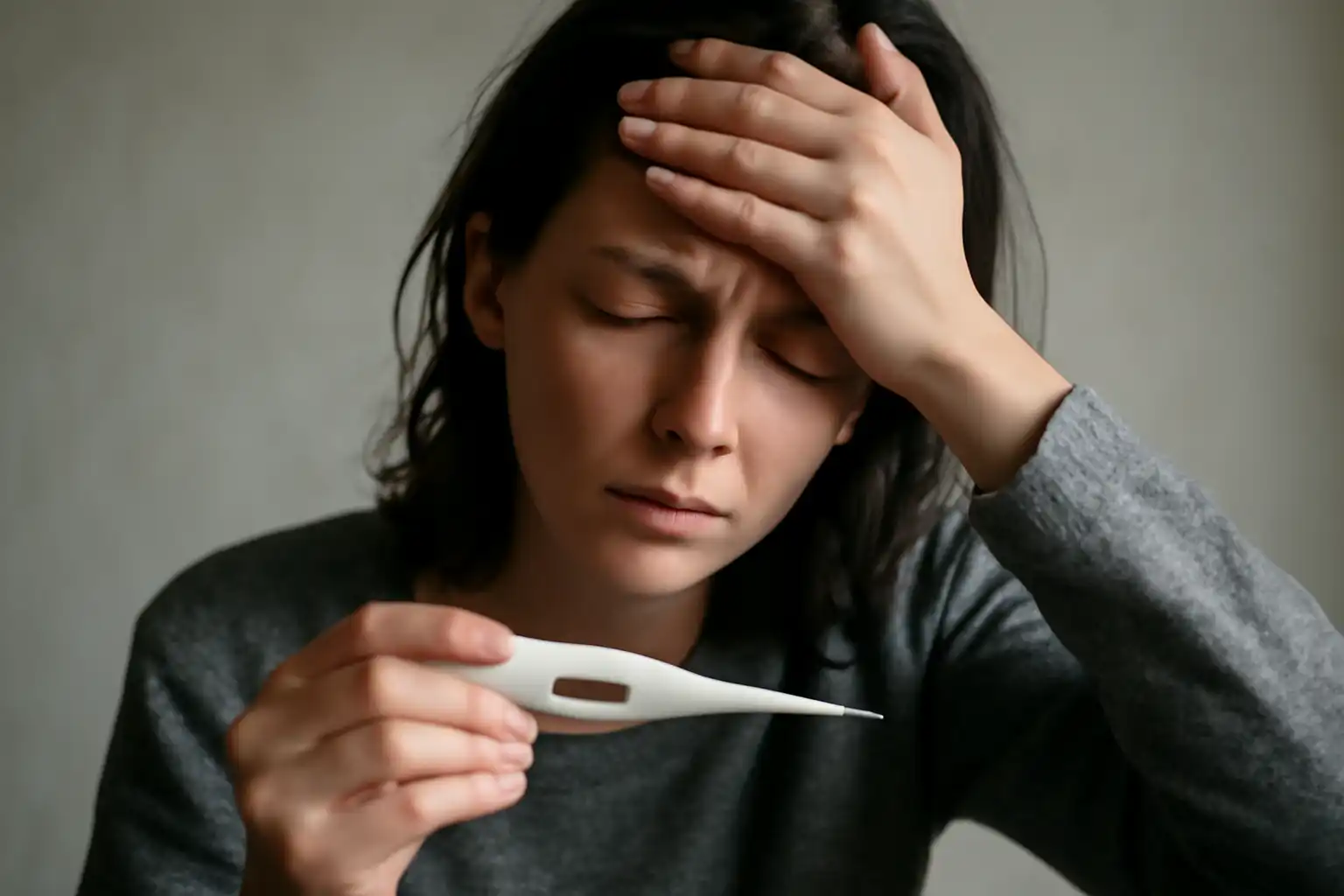 personne fièvre fatigue