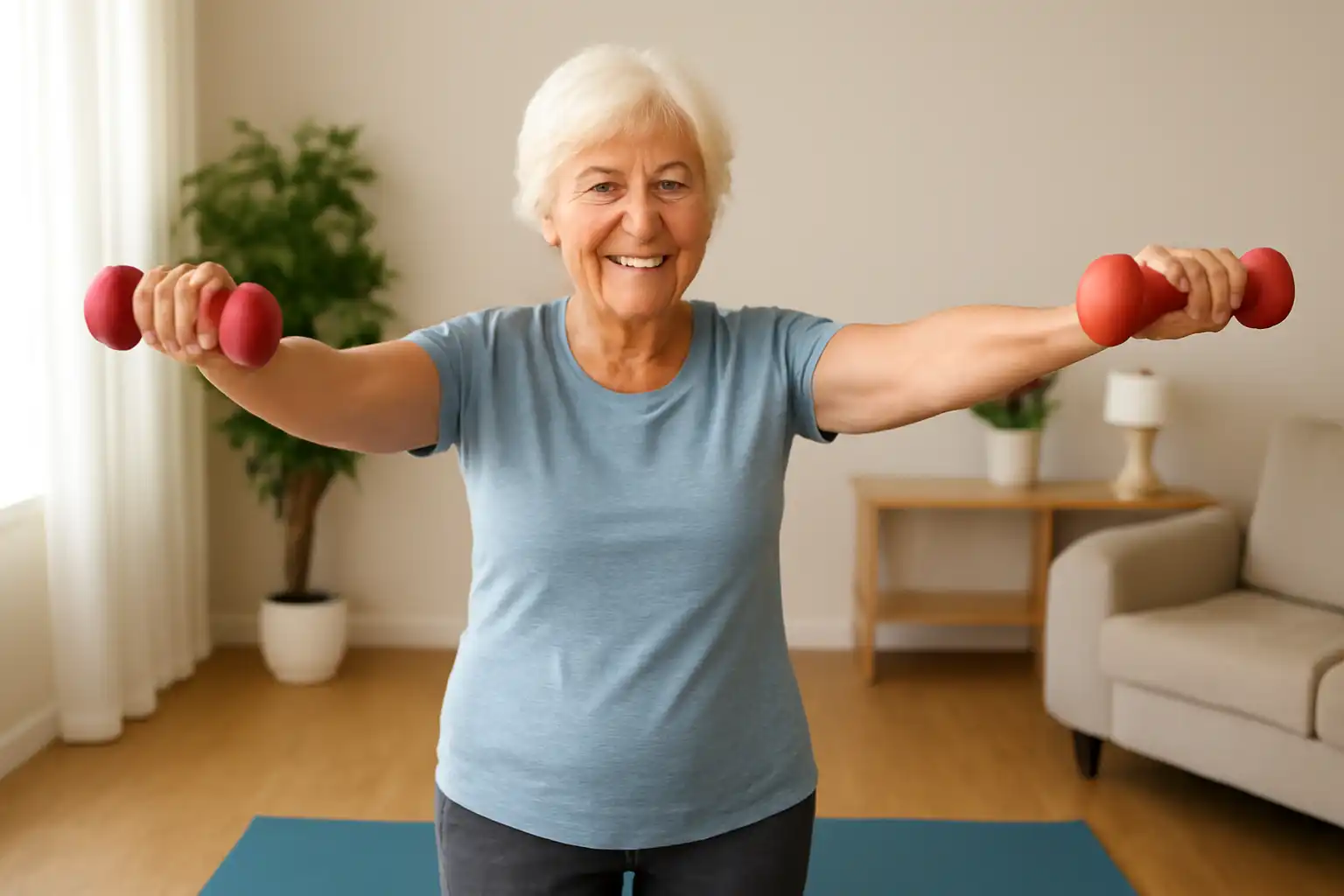 senior exercice léger