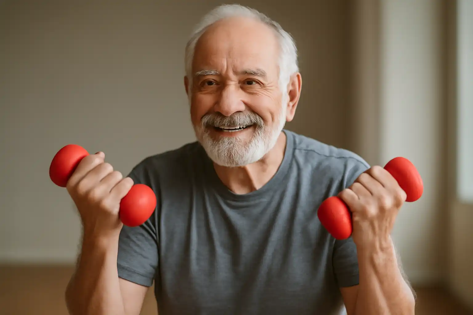 senior exercices poids léger