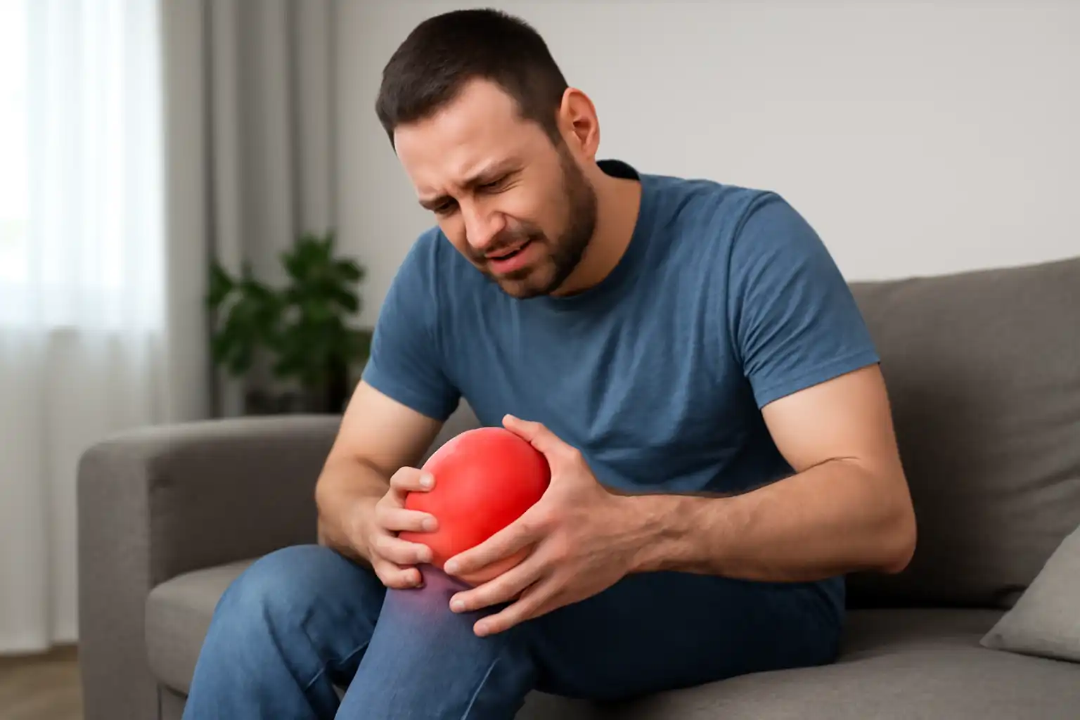 personne douleur jambe