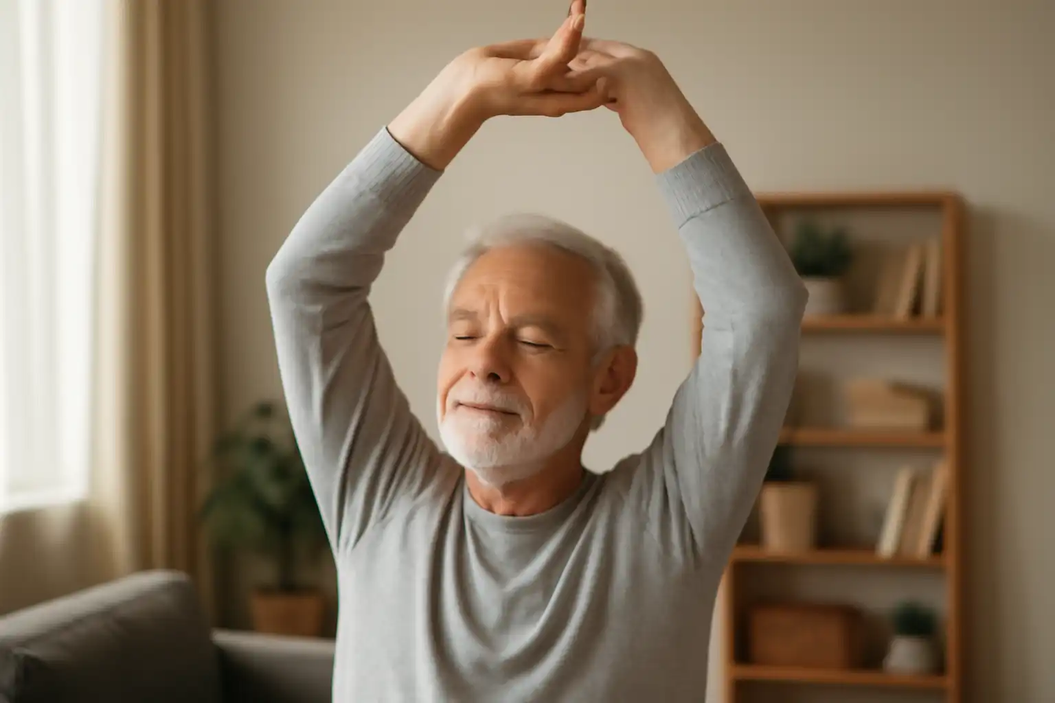 senior étirement doux