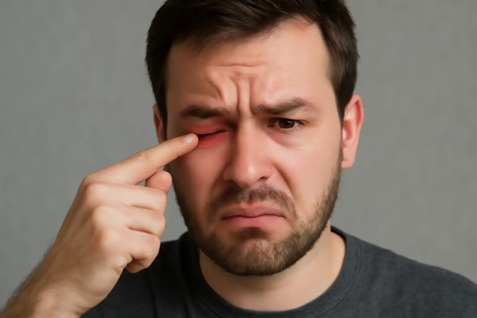 personne irritation oeil