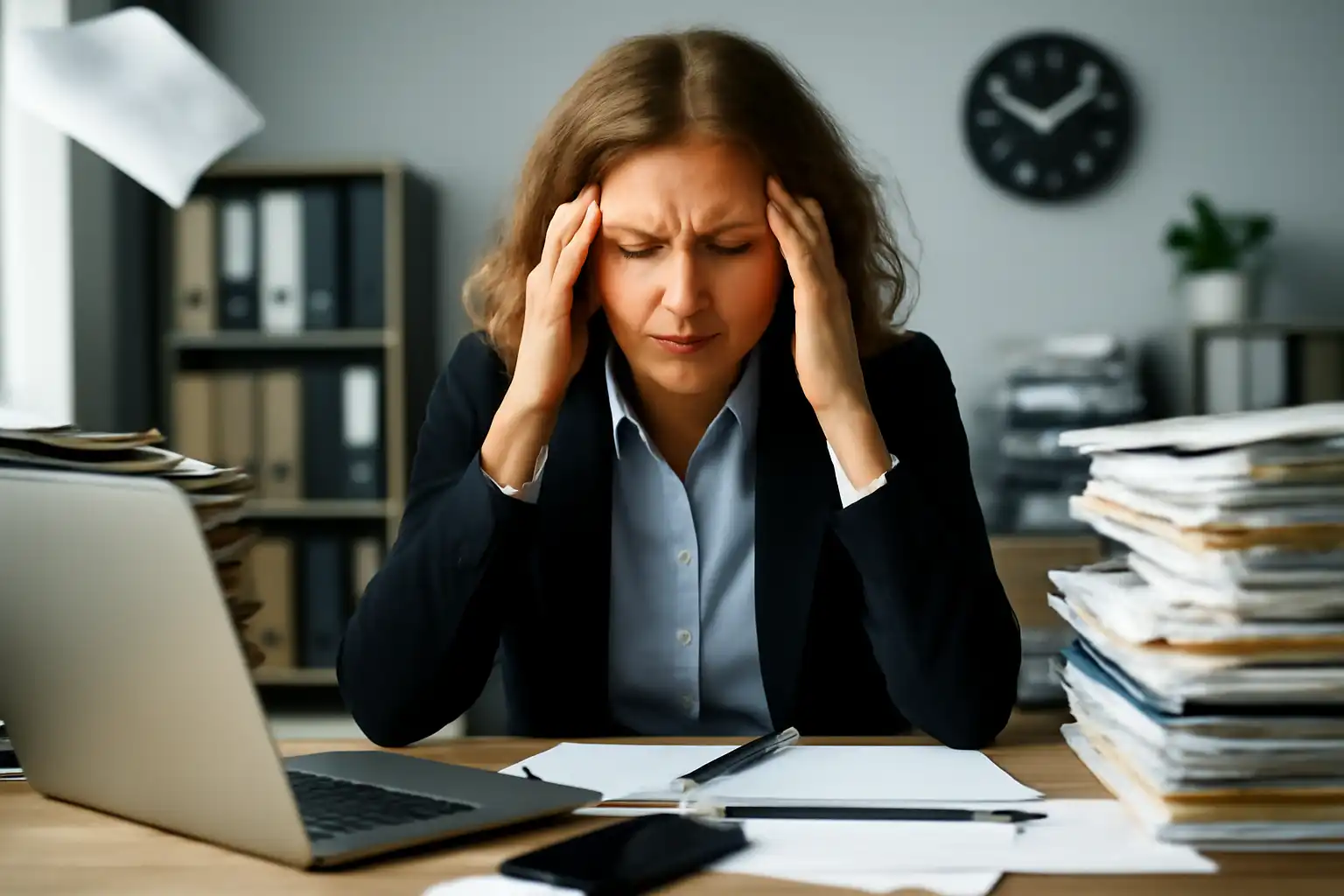 personne pression bureau